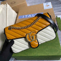 Gucci GG 443497 Marmont small shoulder handbag yellow