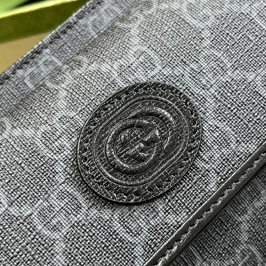 Gucci GG belt bag 746300 with Interlocking G in black Supreme