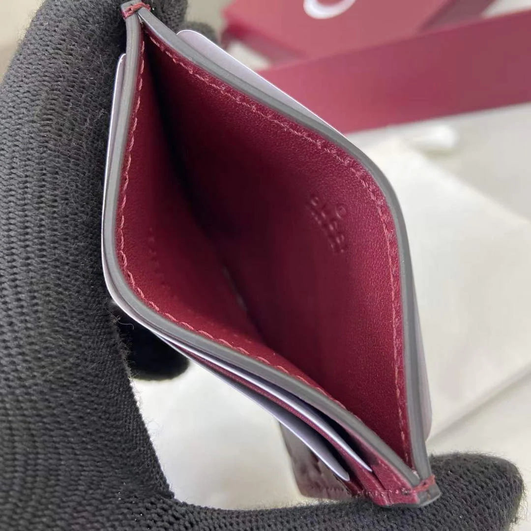 Gucci GG Emblem card case 847204 rosso ancora red gg leather