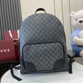 Gucci GG Emblem medium backpack ‎821159 in black fabric