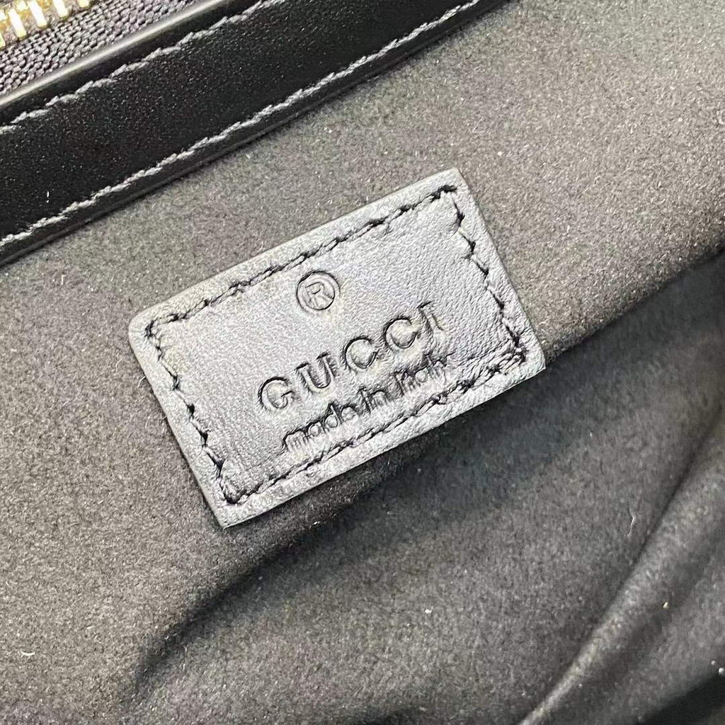 Gucci GG Emblem medium tote bag 815214 in Black GG leather