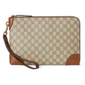 Gucci GG Emblem small business case, 821156 in beige fabric