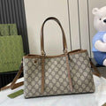 Gucci GG Emblem medium tote bag 815214 dark brown fabric