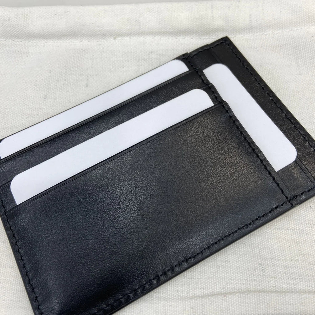 Gucci GG Jumbo card case 812681 in black leather