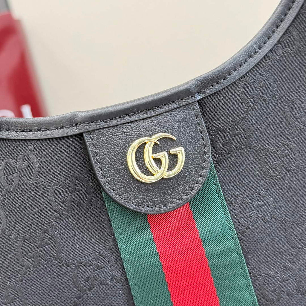 Gucci GG large tote black canvas 853971