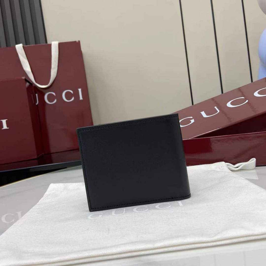 Gucci GG Marmont coin wallet 835048 in black soft leather