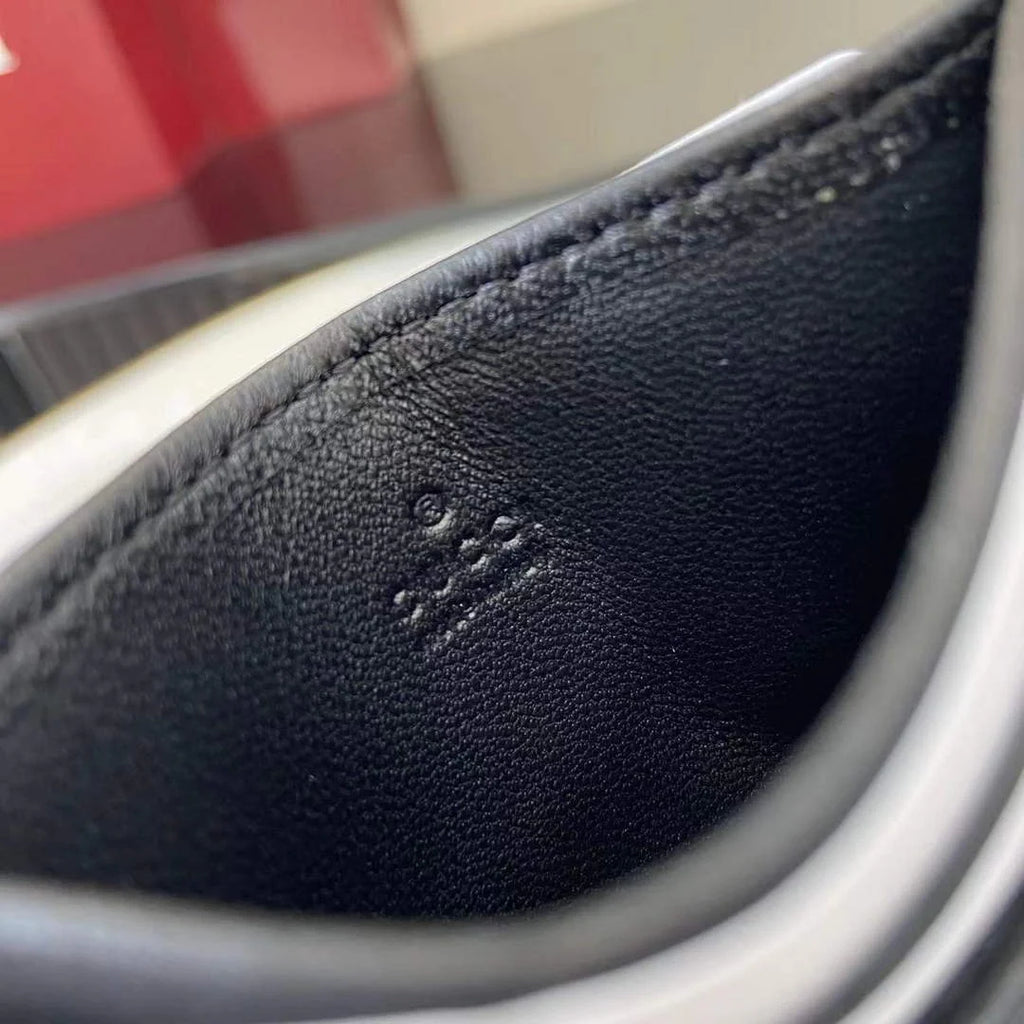 Gucci GG Marmont card case ‎443127 in black leather