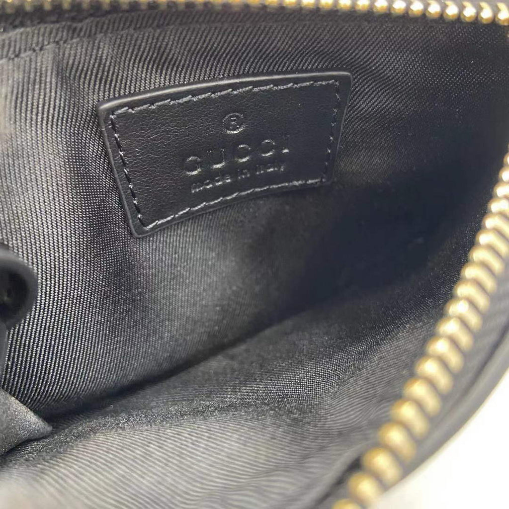 Gucci GG Marmont key case in black leather 837747