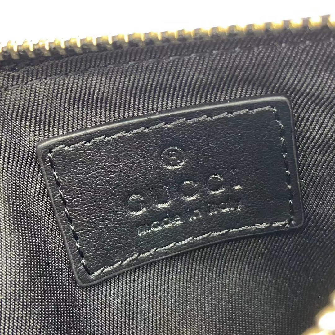 Gucci GG Marmont key case in black leather 837747