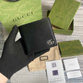 Gucci GG Marmont leather bi-fold wallet ‎428726 black