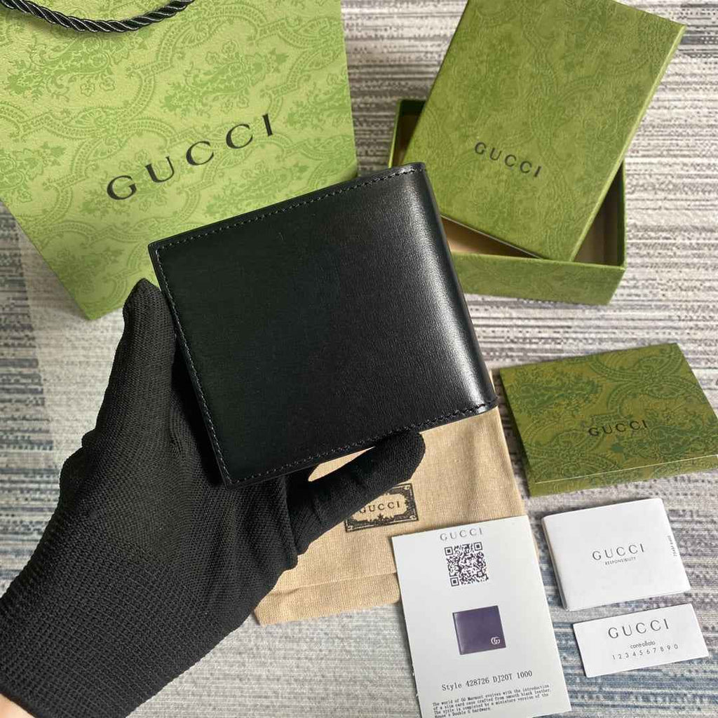 Gucci GG Marmont leather bi-fold wallet ‎428726 black