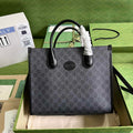 Gucci GG small tote bag ‎659983 in Black GG Supreme