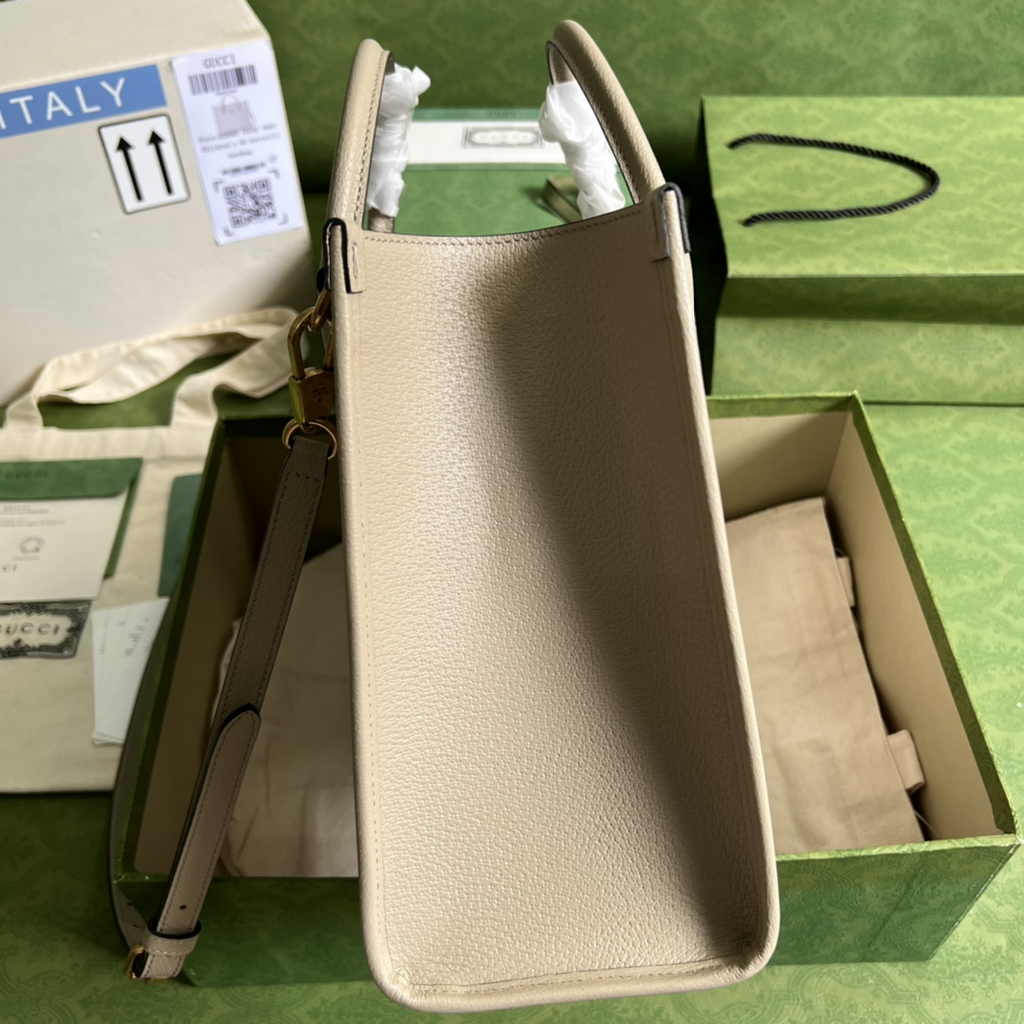 Gucci GG small tote bag ‎659983 in Beige GG Supreme