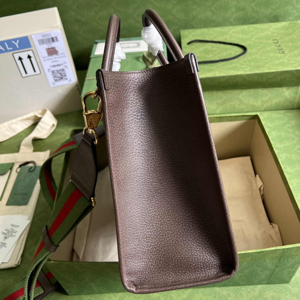 Gucci GG small tote bag ‎703974 in Brown GG Supreme