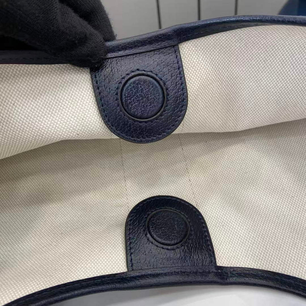 Gucci Giglio large tote bag 853971 blue GG canvas