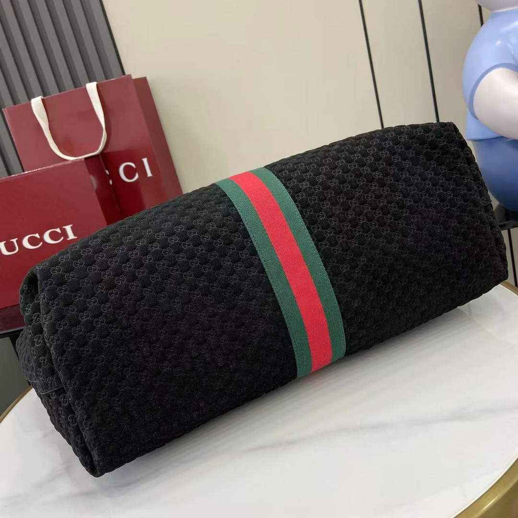 Gucci Giglio large tote bag 853971 black GG suede