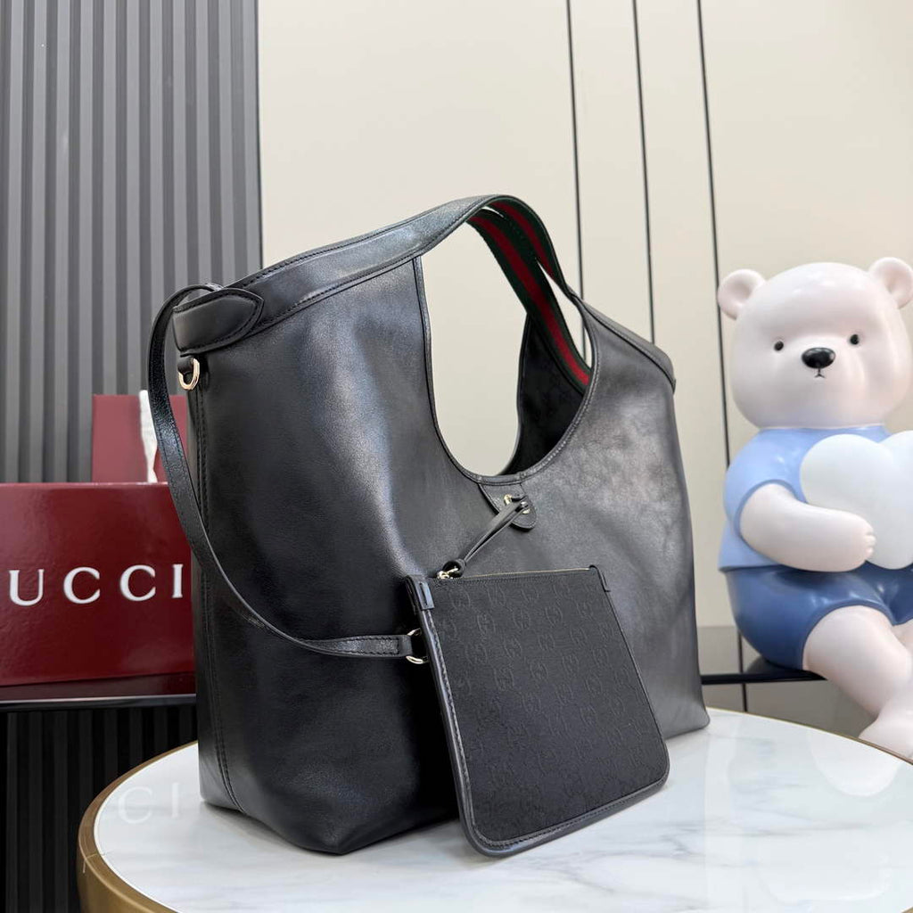 Gucci Giglio large tote bag 853971 black leather