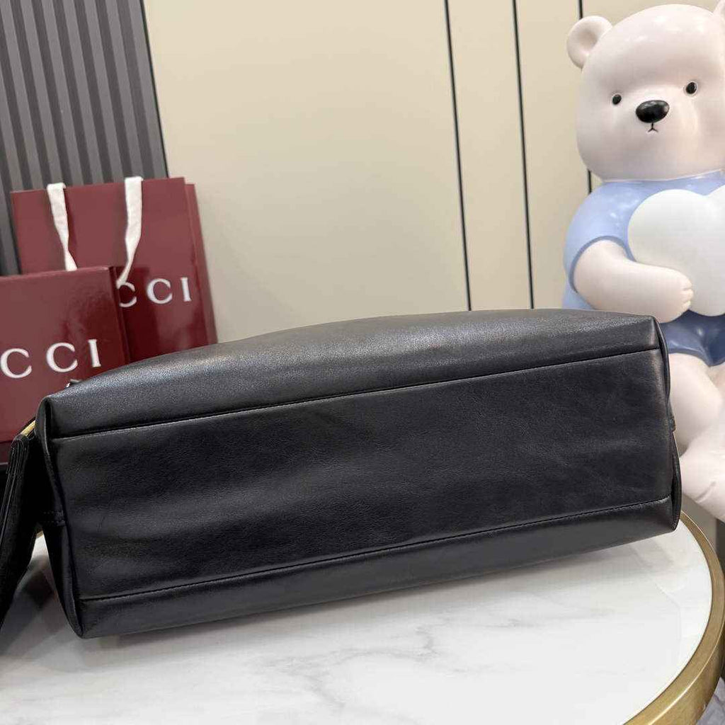 Gucci Giglio large tote bag 853971 black leather