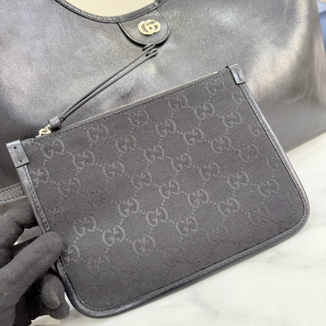 Gucci Giglio large tote bag 853971 black leather