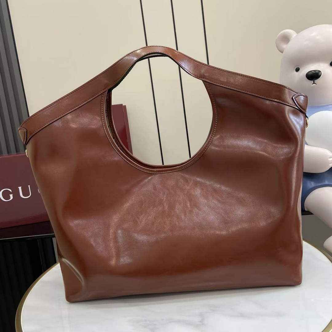Gucci Giglio large tote bag 853971 brown leather