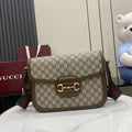 Gucci Horsebit 1955 medium shoulder bag, 700457 in brown leather