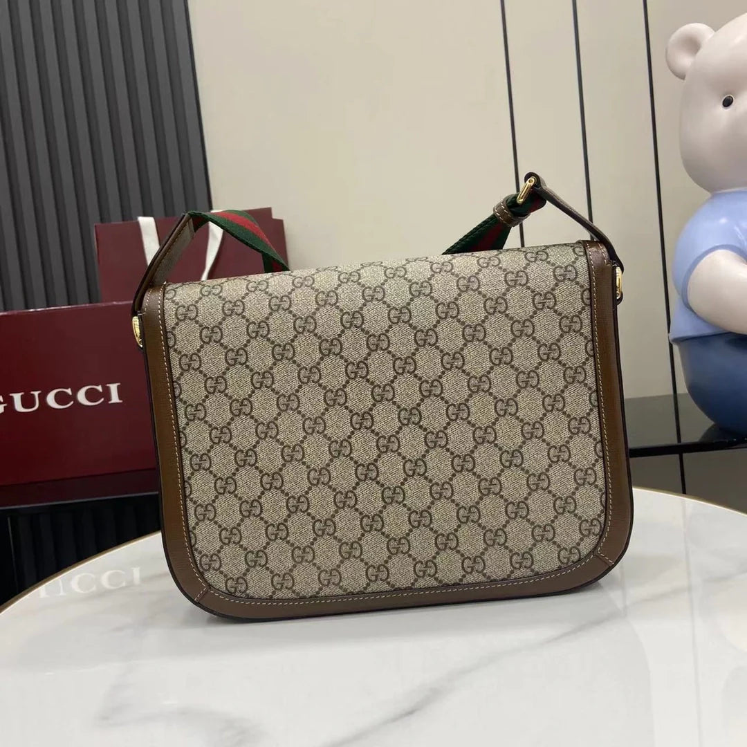 Gucci Horsebit 1955 medium shoulder bag, 700457 in brown leather