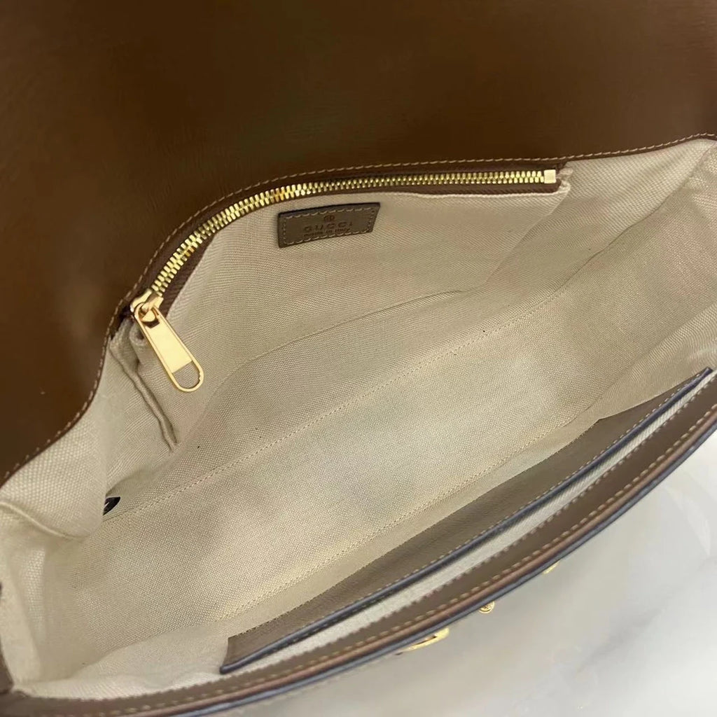 Gucci Horsebit 1955 medium shoulder bag, 700457 in brown leather