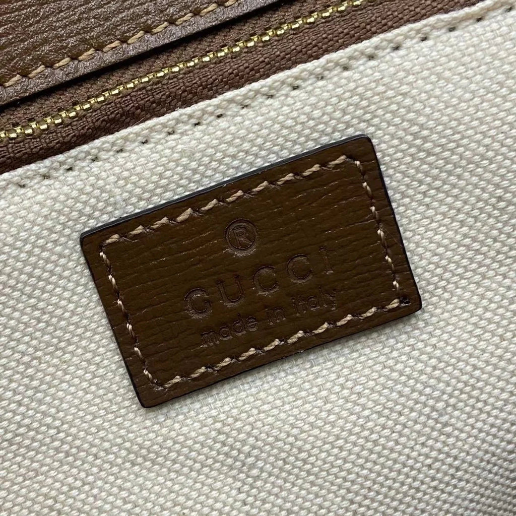 Gucci Horsebit 1955 medium shoulder bag, 700457 in brown leather