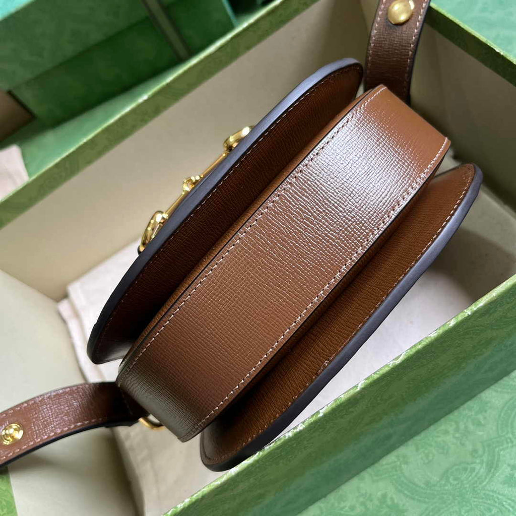 Gucci Horsebit 1955 mini rounded bag 760191 in GG Supreme