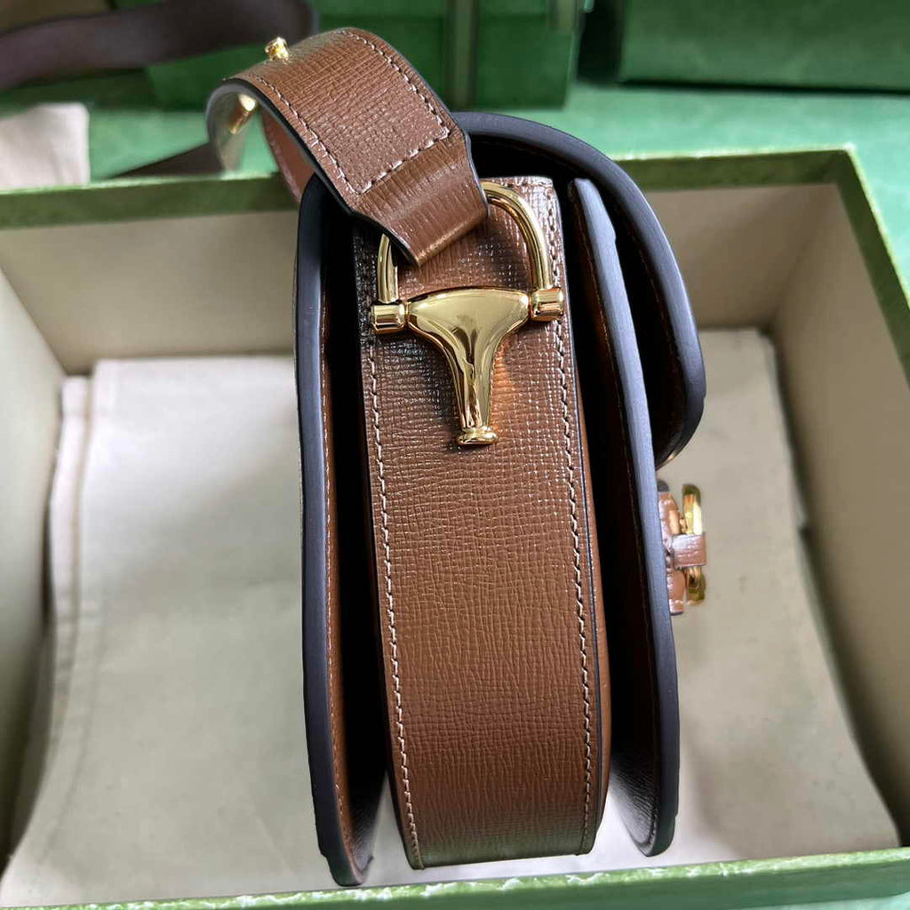 Gucci Horsebit 1955 mini rounded bag 760191 in GG Supreme