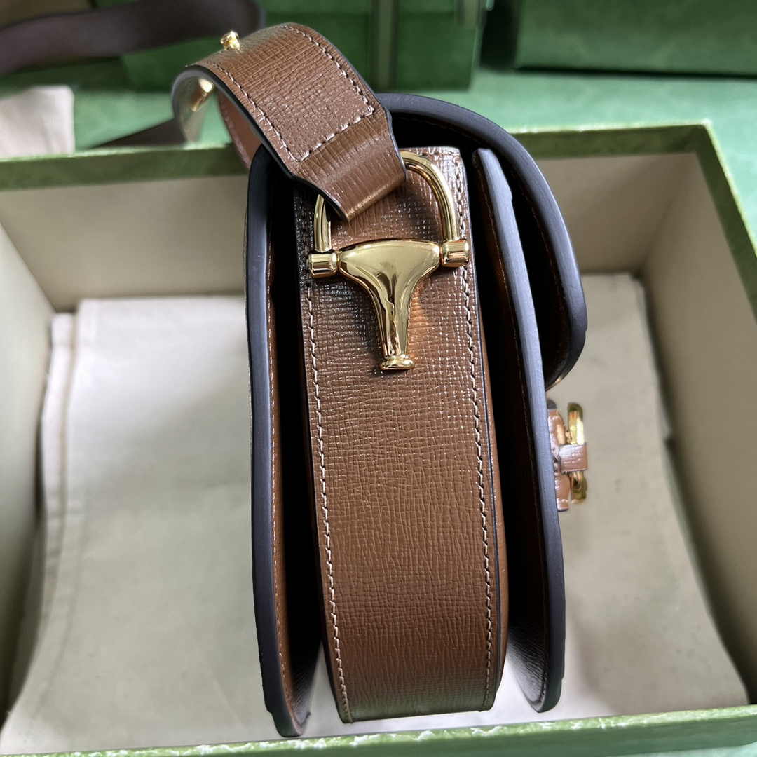 Gucci Horsebit 1955 mini rounded bag 760191 in GG Supreme