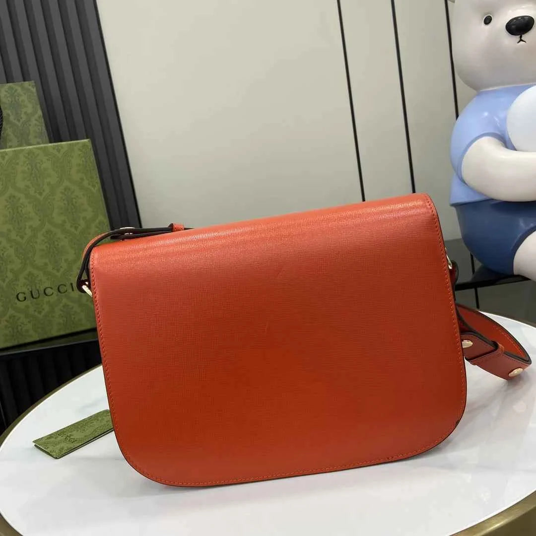 Gucci Horsebit 1955 shoulder bag 602204 in orange leather
