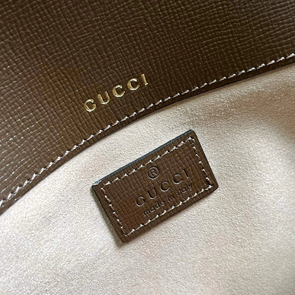 Gucci Horsebit 1955 small shoulder bag 735178 in brown leather