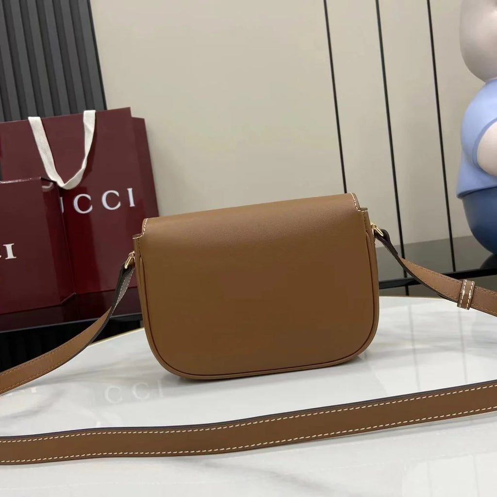 Gucci Horsebit 1955 Soft mini shoulder bag 815205 in brown leather