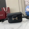 Gucci Horsebit 1955 Soft mini shoulder bag 815205 in black leather