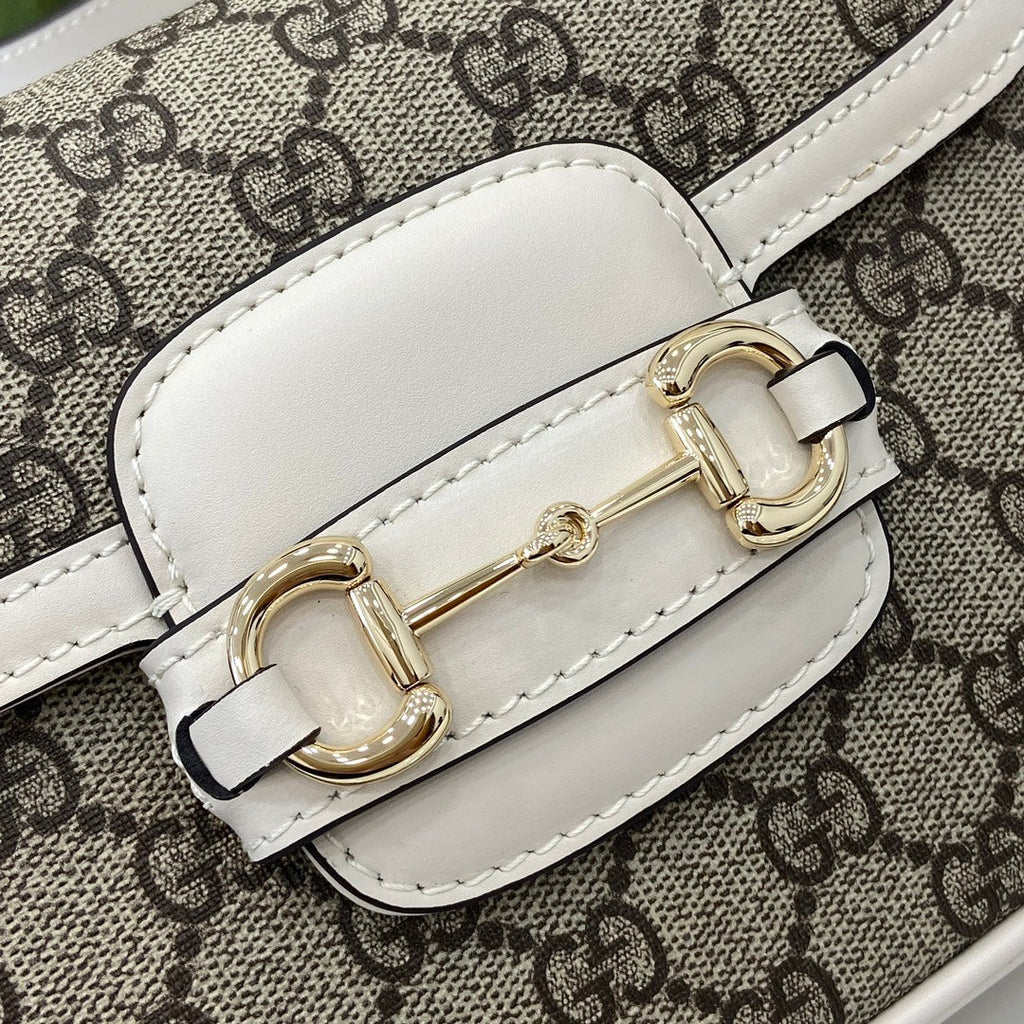 Gucci Horsebit 1955 Soft mini shoulder bag 815205 in beige gg