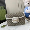 Gucci Horsebit 1955 Soft small shoulder bag 815178 in beige gg