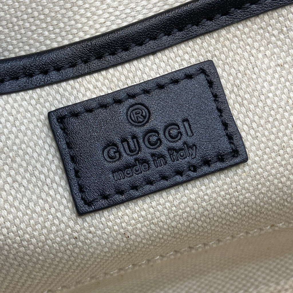 Gucci Horsebit 1955 Soft small top handle bag 815206 in black leather