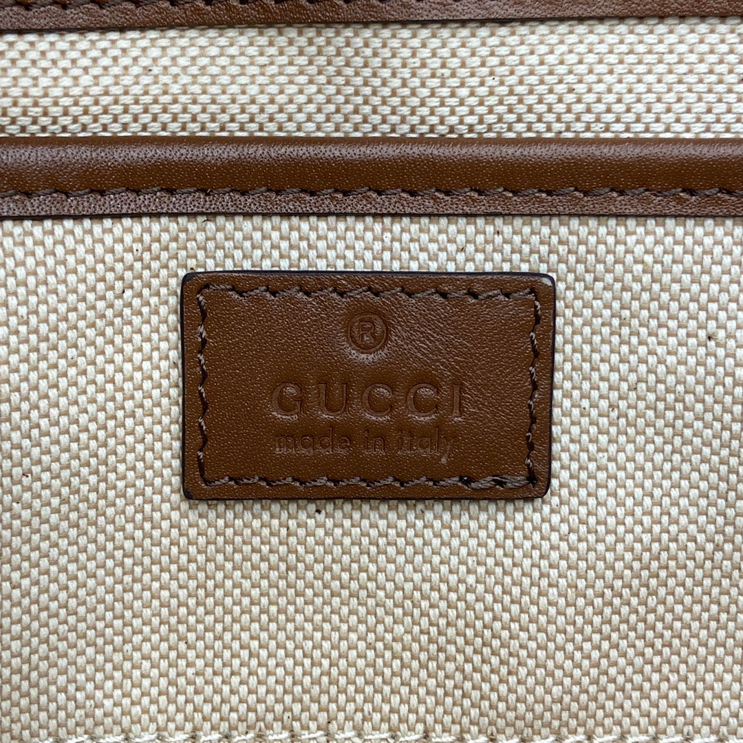 Gucci Horsebit 1955 Soft small top handle bag 815206 in brown gg