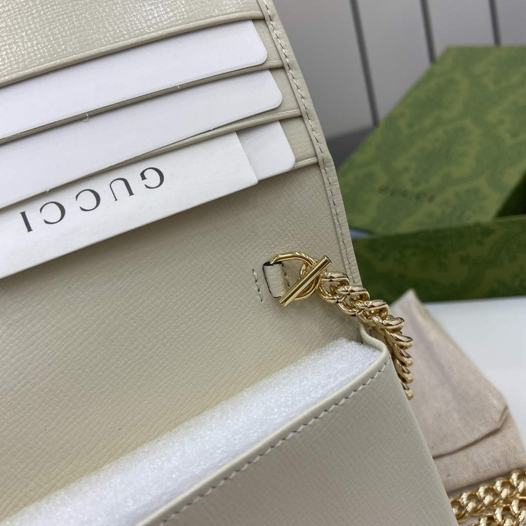 Gucci Horsebit 1955 wallet on chain, 621892 in GG beige Supreme