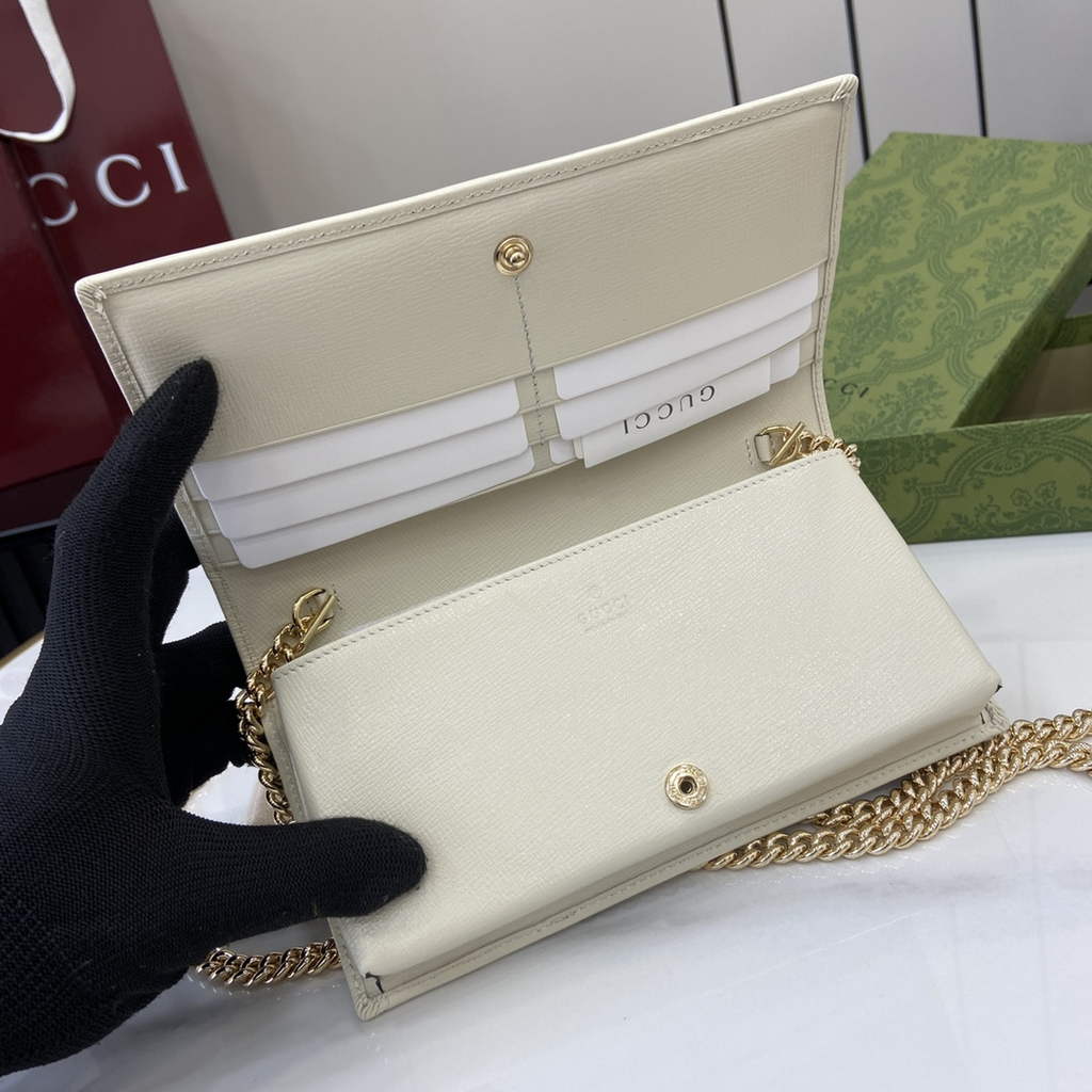 Gucci Horsebit 1955 wallet on chain, 621892 in GG beige Supreme