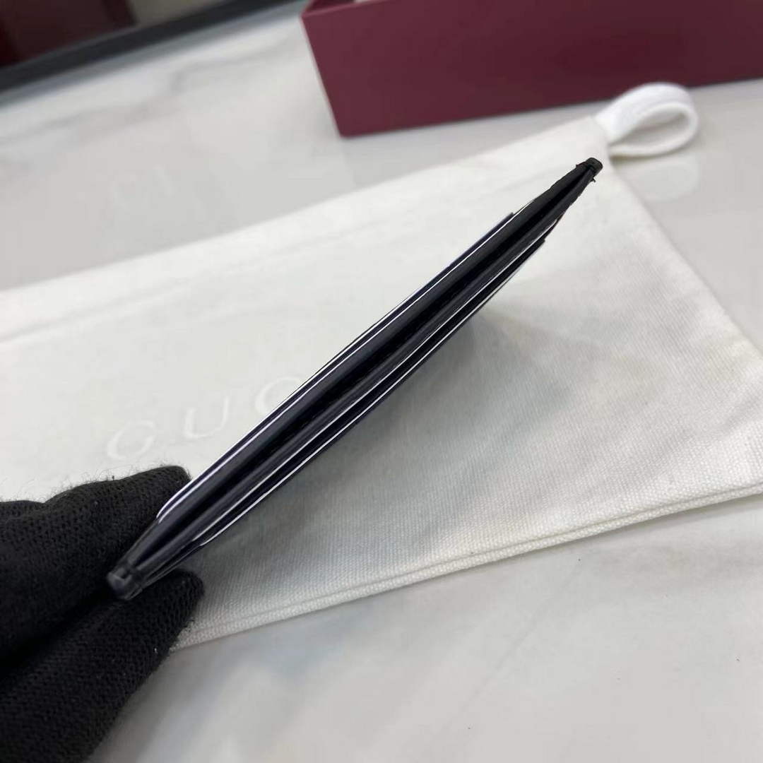 Gucci Imprint card case - Black GG Leather 835151