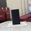 Gucci Imprint long wallet - Black GG Leather 835014