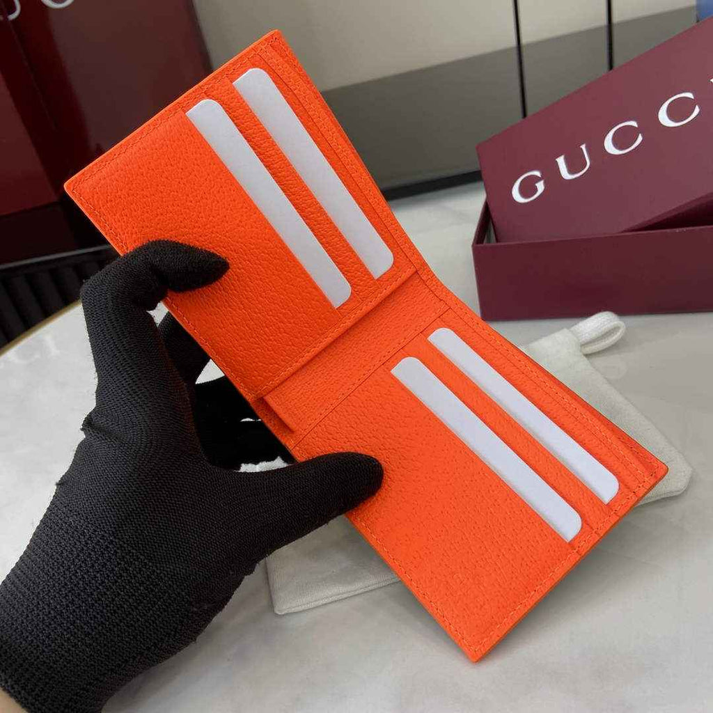 Gucci Orange interior GG bi-fold wallet 768243