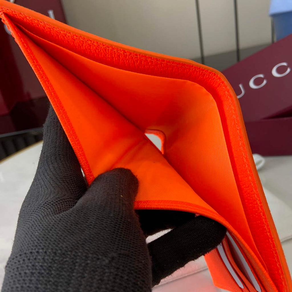 Gucci Orange interior GG bi-fold wallet 768243