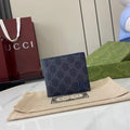 Gucci Blue interior GG bi-fold wallet 768243