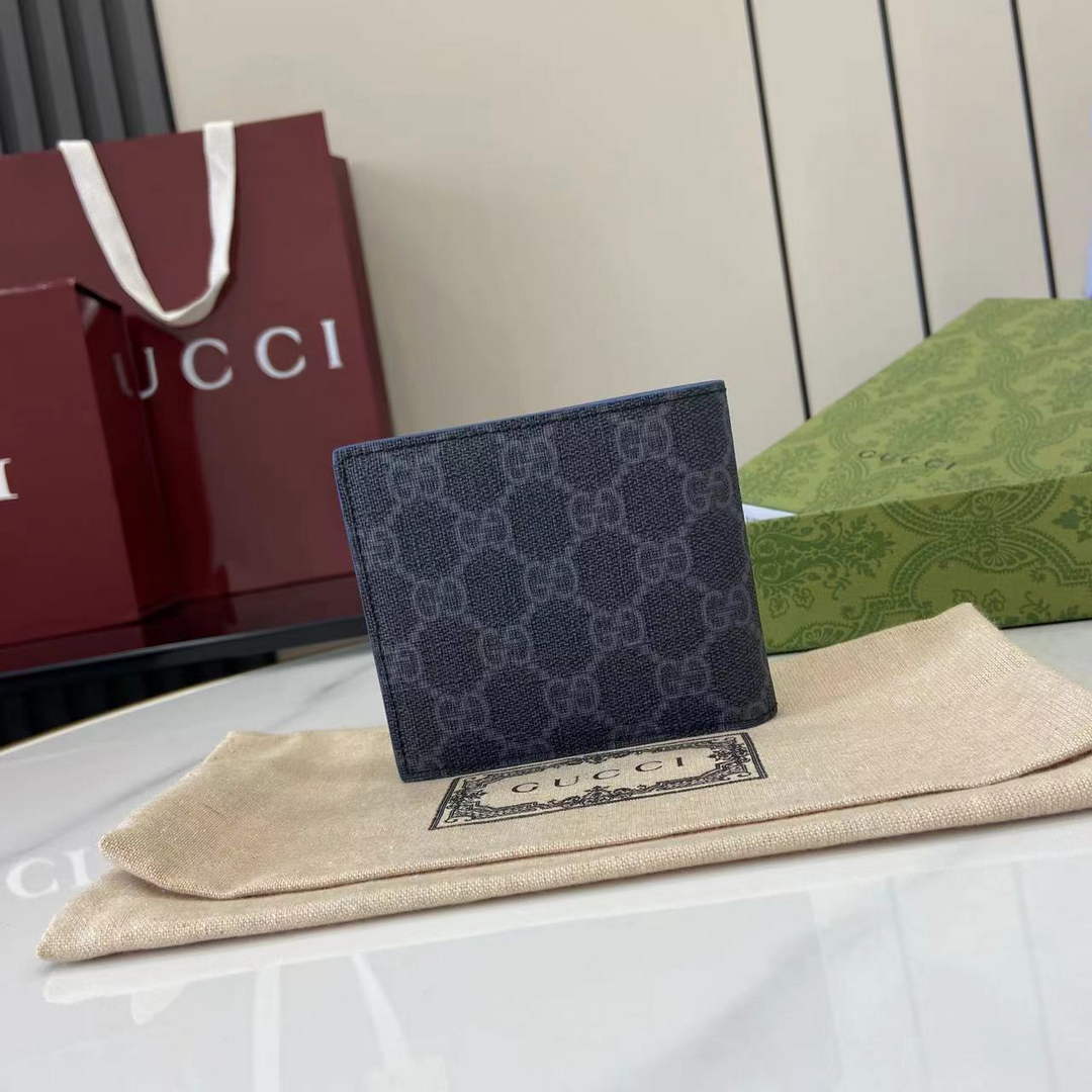 Gucci Blue interior GG bi-fold wallet 768243