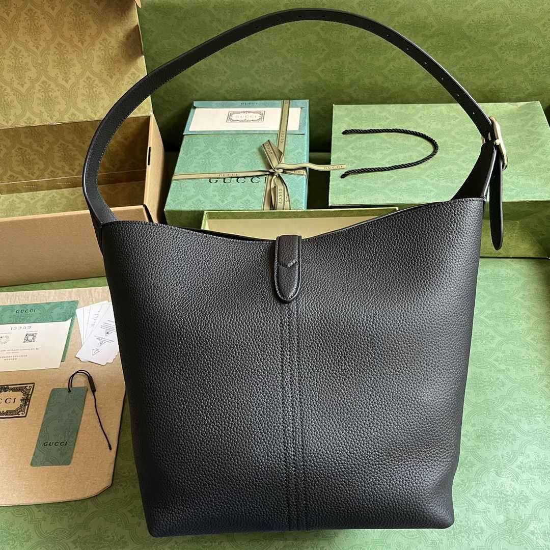Gucci Jackie 1961 small crossbody bag 763103 in black leather