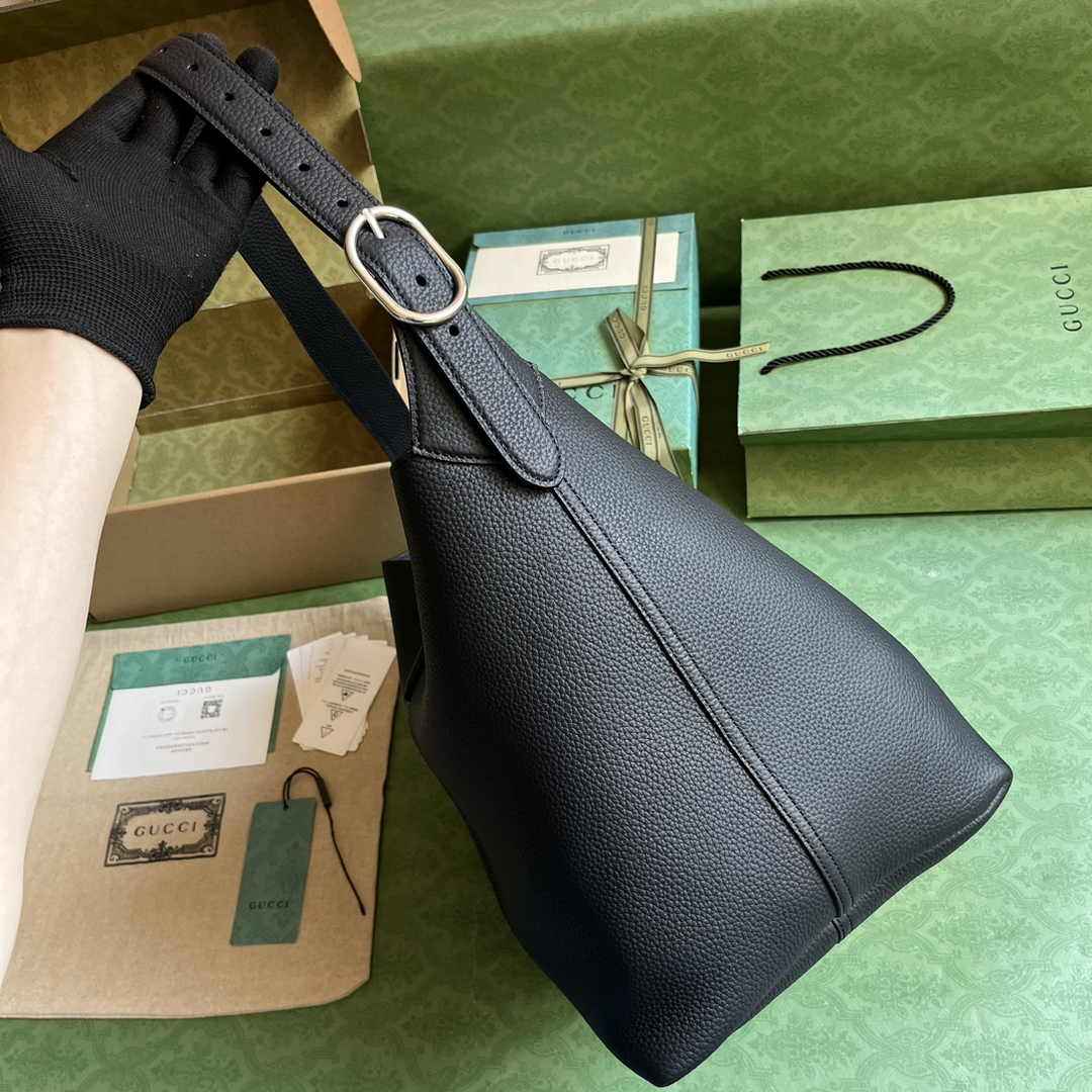 Gucci Jackie 1961 small crossbody bag 763103 in black leather