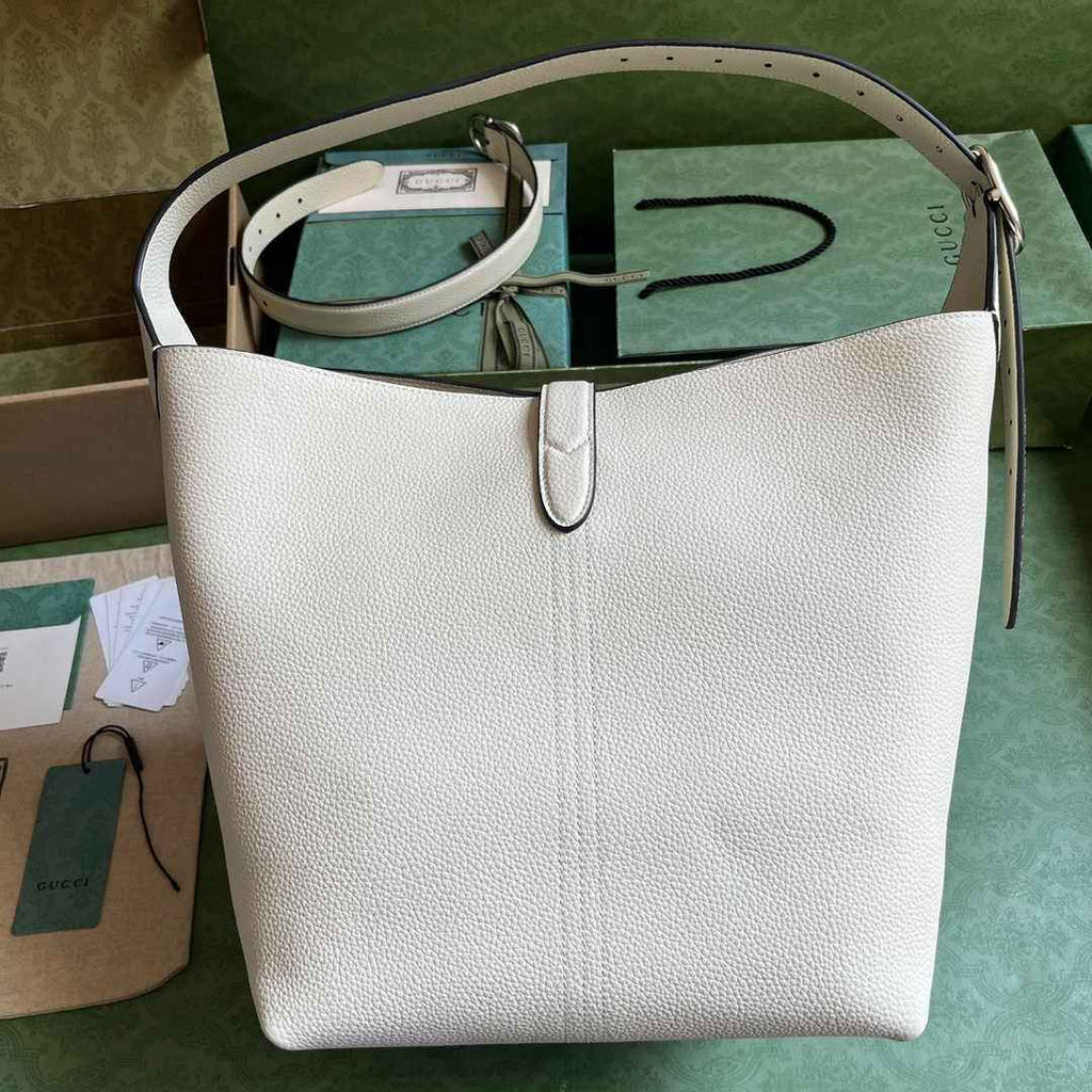 Gucci Jackie 1961 small crossbody bag 763103 in beige leather